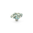 Schaub 34 1-1/2" Square Glass Ice Cabinet Knob