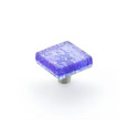 Schaub 34 1-1/2" Square Glass Ice Cabinet Knob