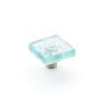 Schaub 34 1-1/2" Square Glass Ice Cabinet Knob