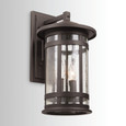 Capital Lighting 935521 Mission Hills Urban / Industrial 2-Light Outdoor Wall-Lantern