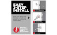 Kwikset 660-SMT-RFAL Round Single Cylinder Deadbolt SmartKey with Round Face Adjustable Latch and Round Corner Strike Kwikset 660-SMT-RFAL Round Single Cylinder Deadbolt SmartKey with Round Face Adjustable Latch and Round Corner Strike