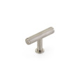 Schaub 5001 2" Center to Center Pub House Knurled T Cabinet Knob