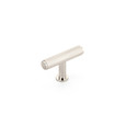 Schaub 5001 2" Center to Center Pub House Knurled T Cabinet Knob