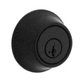 Kwikset 660-SMT-RCAL-RCS/5303-K3 Round Single Cylinder Deadbolt, SmartKey Cylinder, Round Corner Adjustable Latch, With Round Corner 1" x 2-1/4" Strike and Round Corner Full Lip Strike