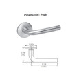 Accentra 8805FL Grade 1 Storeroom Mortise Lock, Pinehurst Lever