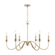 Capital Lighting CAP-AA1029 Weston Transitional 6-Light Chandelier