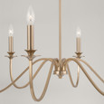 Capital Lighting CAP-AA1029 Weston Transitional 6-Light Chandelier