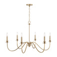 Capital Lighting CAP-AA1029 Weston Transitional 6-Light Chandelier