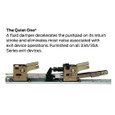 Von Duprin 3549A-EO Narrow Stile Concealed Vertical Cable Exit Device, Exit Only, 36" Wide x Adjustable to 96", Hex Dogging, Grade 1