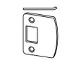 Schlage Residential 10-092 B Series Round Corner Full Lip Strike 1-5/8" x 2-1/4"