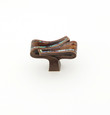 Schaub 661 1-7/8" x 1" Avalon Bay Tiger Penshell Cabinet Knob