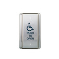 Camden CM-35K Narrow Push Plate Switch – 2" × 4-1/2" Stainless Steel, All-Active, ADA-Compliant, Momentary SPST N/O