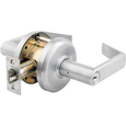Stanley Security Grade 2 Classroom Lever, Sierra Lever with Rose, 6-Pin Schlage C Keyway, Square 2-3/4" Backset Latch, ASA Strike 4-7/8" x 1-1/4"