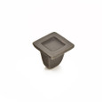 Schaub 810 1-1/4" Diameter Square Vinci Concave Cabinet Knob