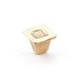 Schaub 810 1-1/4" Diameter Square Vinci Concave Cabinet Knob