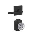 Schlage FC21 - Latitude Lever by Alexandria Glass Knob Passage and Privacy Lock