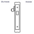 Corbin Russwin ML2011 Mortise Single Cylinder Deadlock