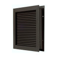 NGP L-700RX-DKB Self-Attaching, No Vision Door Louver, Dark Bronze