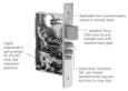 Corbin Russwin ML20914 Fail Safe Electrified Mortise Lock, Both Grips Locked when Energized, Outside Cylinder Override, Lever x Lever Body Onl