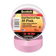 3M 35-3/4X66FT-PK Scotch Vinyl Color Coding Electrical Tape 35, 3/4 in x 66 ft, Pink, 10rolls/carton, 100 rolls/Case