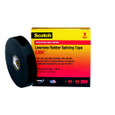 3M 130C-1X30FT Scotch Linerless Rubber Splicing Tape 130C, 1 in x 30 ft, Black, 1roll/carton, 24 rolls/Case