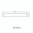 WAC Lighting 5" Metro LED Energy Star Bathroom Vanity and Wall Light WS-180137-30
