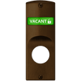 Corbin Russwin ML190 V20 Indicator for Sectional Trim with Cylinder Prep, Exterior displays "Vacant / Occupied" in Green & Red, Field Reversible