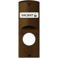 Corbin Russwin ML190 V50 Indicator for Sectional Trim with Cylinder Prep, Exterior displays "Vacant / Occupied" in White & Red