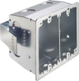 Arlington Industries FSR404S Steel 4x4 box for retrofit construction. Screw hole patterns for 4x4 and two gang devices. 27.5 cu. in. 2 Hour Fire Rating.6 lb rating for Walls, 10lb rating for ceilings.