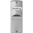 Corbin Russwin ML197 V50 Indicator for Sectional Trim without Input (Blank), Exterior displays "Vacant / Occupied" in White & Red