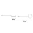 WAC Lighting Single LED Puck Light with Single 6in Lead Wire
