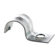 Minerallac Jiffy Clip One-Hole Conduit Strap for 3/8" Tubing - Pre-Galvanized Steel Snap-On Design