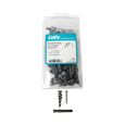 Minerallac 39916-6 Drywall Anchor Kit, Zinc Alloy with #8 x 1-1/4" Screws, Phillips/Slotted, Includes #2-2" Hex Power Bit