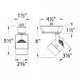 WAC Lighting Low Voltage Track Head with Lamp WAC-HHT-809LED