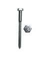Minerallac 57448BFG 3/8 x 3" Lag Screw, Hex Head, Zinc Plated