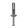 Minerallac 1/4" x 1-1/4" Zamac Hammer Drive Anchors - Zinc Plated Light Duty Concrete & Masonry Installation System, 100 Pack