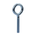 Minerallac 3/8" x 5" Closed Eye Bolt with Hex Nut - Zinc Plated Carbon Steel, 100 Pack