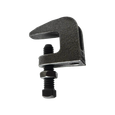 Minerallac Universal Beam Clamp 5/8" Flange 3/8" Rod 350 lb Capacity Malleable Iron Construction