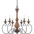Quoizel  Traditional Chandelier 6 light QZL-ABN5006