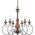 Quoizel QZL-ABN5006 Traditional Chandelier 6 light