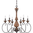 Quoizel  Traditional Chandelier 6 light QZL-ABN5006