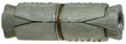 Minerallac 1/4"-20 Double Expansion Anchor - Zamac Alloy Construction for Masonry Applications