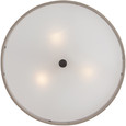 Quoizel Lighting CRA1717 Transitional Cloverdale 3-Light Semi-Flush Mount