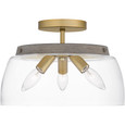 Quoizel  Farmhouse Semi flush 3 lights QZL-BKT1713