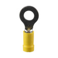 Panduit EV10-14RB-Q StrongHold, EV10-14RB-Q Ring Terminal, Yellow, Vinyl, 23/100" Stud, 12-10 AWG