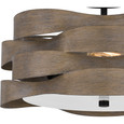 Quoizel Lighting APL1716 Farmhouse Appleton 2-Light Semi-Flush Mount