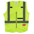Milwaukee Tool 48-73-5022 Class 2 High Visibility Yellow Safety Vest - L/XL