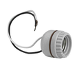 Pass & Seymour 8101 Medium Base Lampholder, White