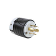 Pass & Seymour L1620P 20A NEMA L1620 Twist-Lock Plug, Black/White Nylon