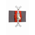 Pass & Seymour 1226 20A Double Pole Double Throw Switch, Brown Thermoplastic